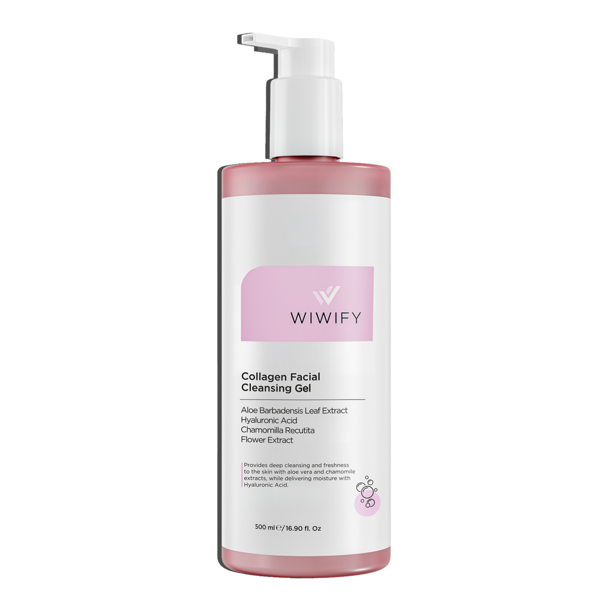 Aloe Vera ve Papatya Özlü, Arındırıcı Yüz Temizleme Jeli 500 ml | Wiwify