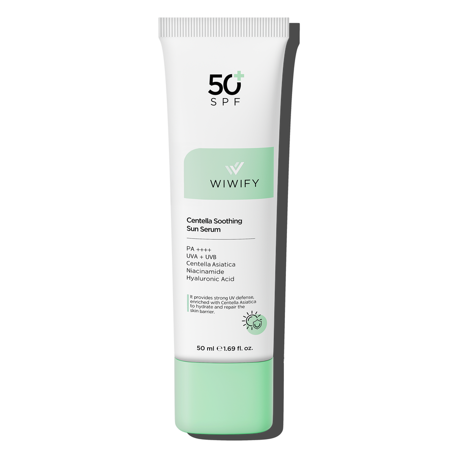 Yatıştırıcı, Onarıcı, Yüksek Korumalı, Centella Soothing Sun Serum SPF 50+ Pa 50++++ 50 ml