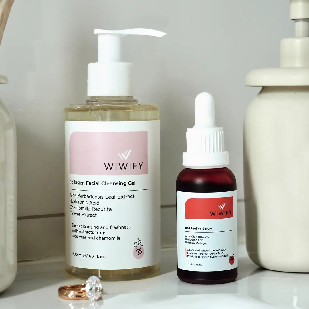 AHA + BHA Red Peeling Nedir? Faydaları, Kullanım İpuçları ve Wiwify Red Peeling Serumu
