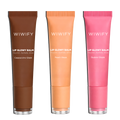 Glowy Trio, Lip Glowy Balm Guava + Cappuccino + Peach Glaze | E Vitamin, Squalane, Ceramide | Wiwify