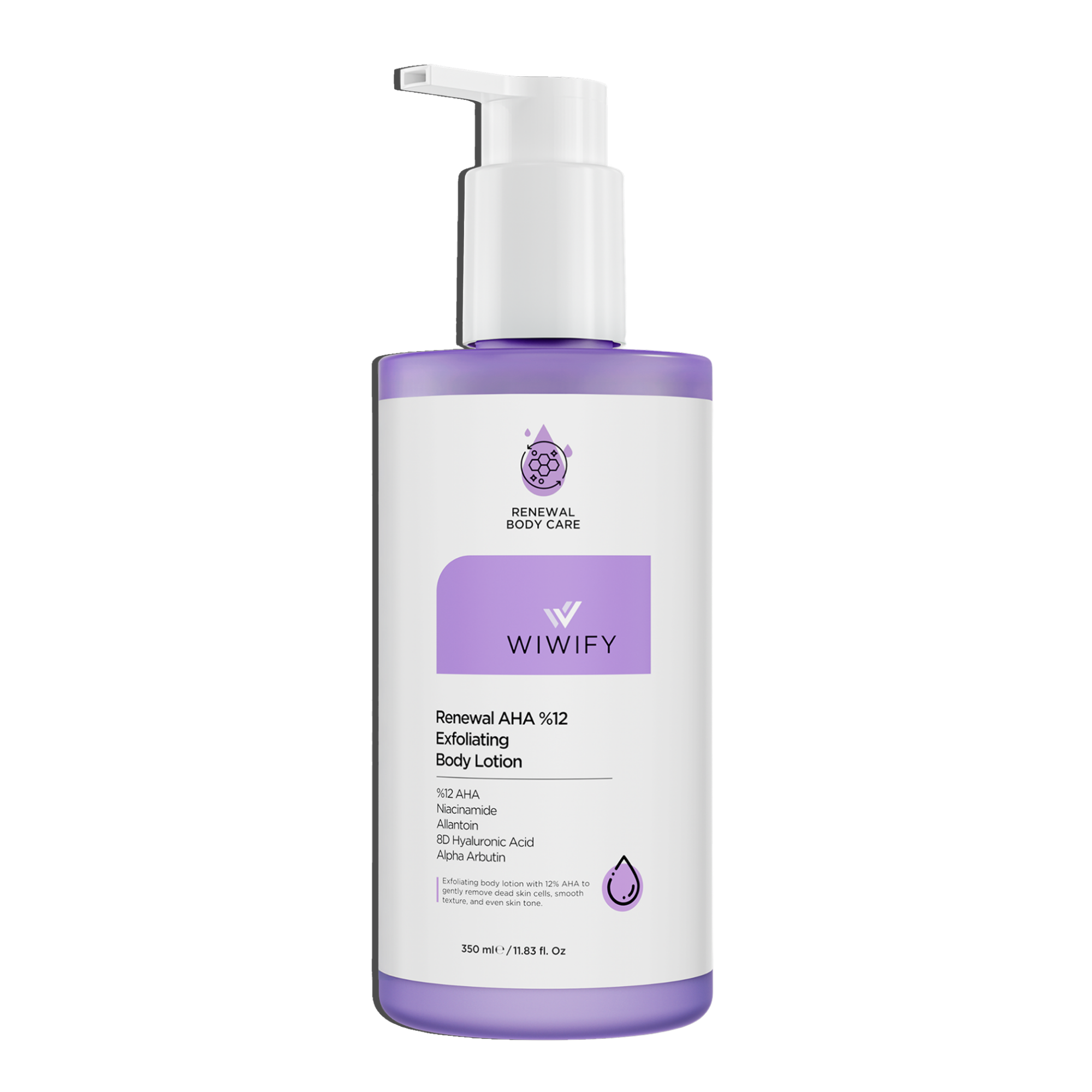 Renewal AHA %12 Derinlemesine Arındırıcı & Nem Destekli Vücut Losyonu 350 ml