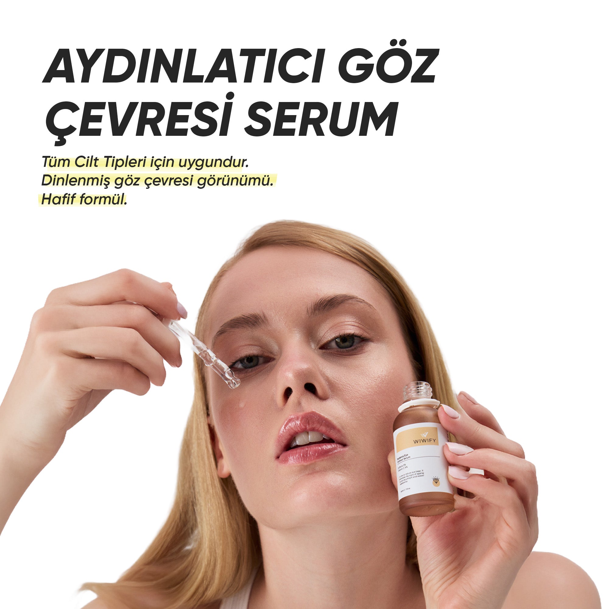 Torbalanma ve Morluk Karşıtı, Aydınlatıcı Göz Çevresi Bakım Serumu 30 ml
