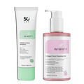 Günlük Temizlik UV Koruma Seti, Yüz Temizleme Jeli + Güneş Koruyucu | Centella Asiatica, Niacinamide