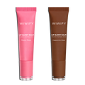 Warm & Juicy Lip Duo, Guava Glaze Balm + Cappuccino Glaze Balm | Shea Butter, Squalane, Ceramide | Wiwify