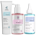 Günlük Tazeleyici Bakım Seti, Nemlendirici + Yüz Temizleme Jeli + Tonik | AHA+BHA, Hyaluronic Acid