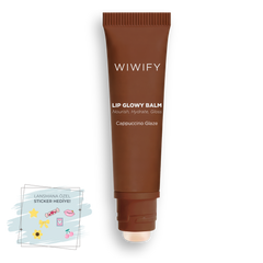 Lip Glowy Balm Cappuccino Glaze, Dolgun Görünüm Sağlayan, Parlatıcı, Nemlendirici, Renkli Dudak Bakım Balmı, Lip Balm 13 ml