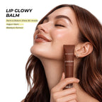 Lip Glowy Balm Cappuccino Glaze, Dolgun Görünüm Sağlayan, Parlatıcı, Nemlendirici, Renkli Dudak Bakım Balmı, Lip Balm 13 ml