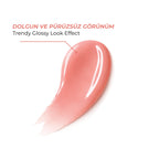 Lip Glowy Balm Guava Glaze, Dolgun Görünüm Sağlayan, Parlatıcı, Nemlendirici, Renkli Dudak Bakım Balmı, Lip Balm 13 ml