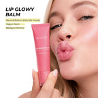 Lip Glowy Balm Guava Glaze, Dolgun Görünüm Sağlayan, Parlatıcı, Nemlendirici, Renkli Dudak Bakım Balmı, Lip Balm 13 ml