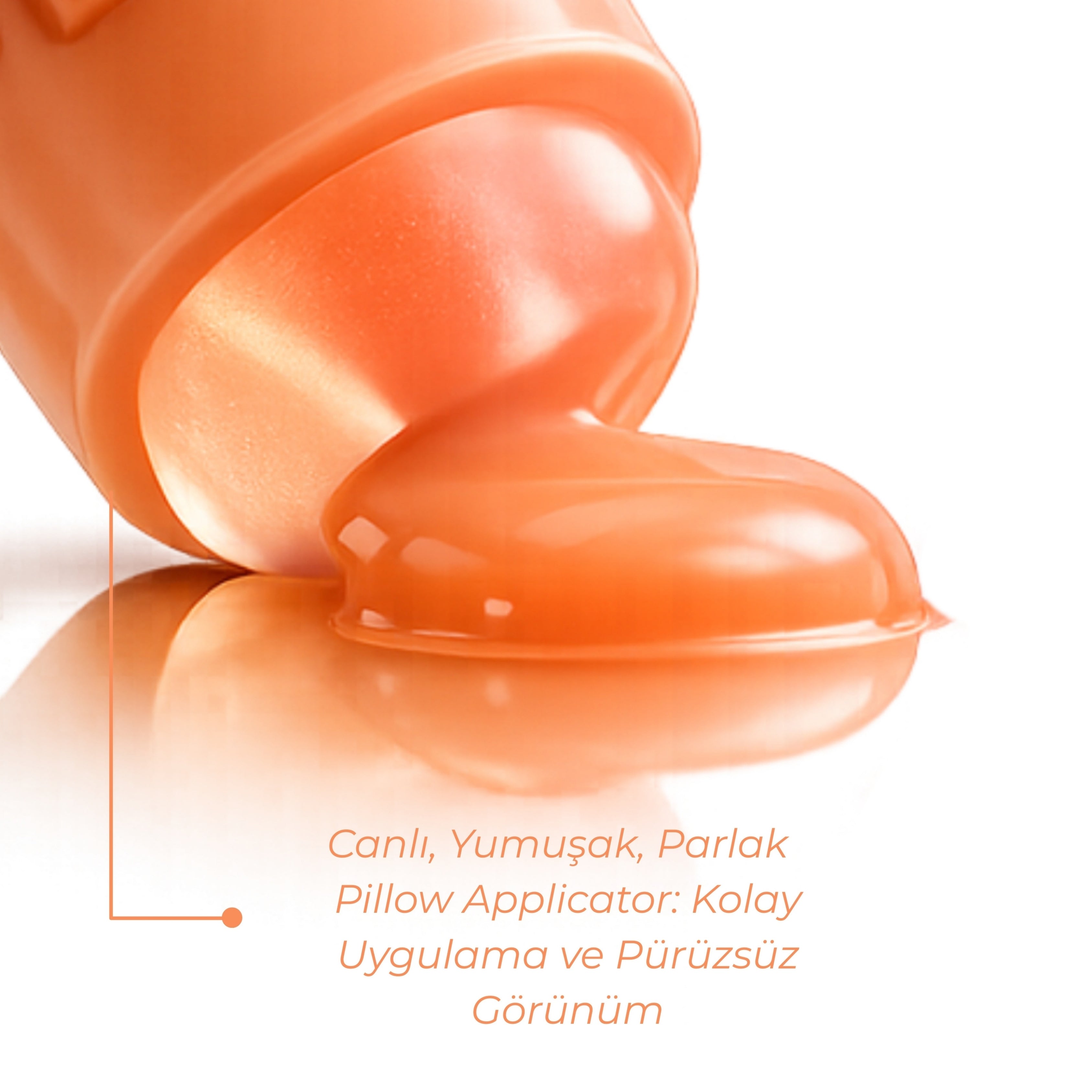 Lip Glowy Balm Peach Glaze, Dolgun Görünüm Sağlayan, Parlatıcı, Nemlendirici, Renkli Dudak Bakım Balmı, Lip Balm 13 ml