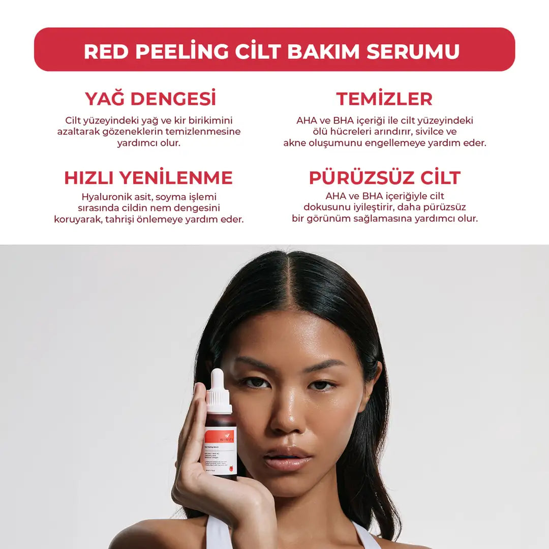 AHA + BHA Red Peeling Cilt Serumu