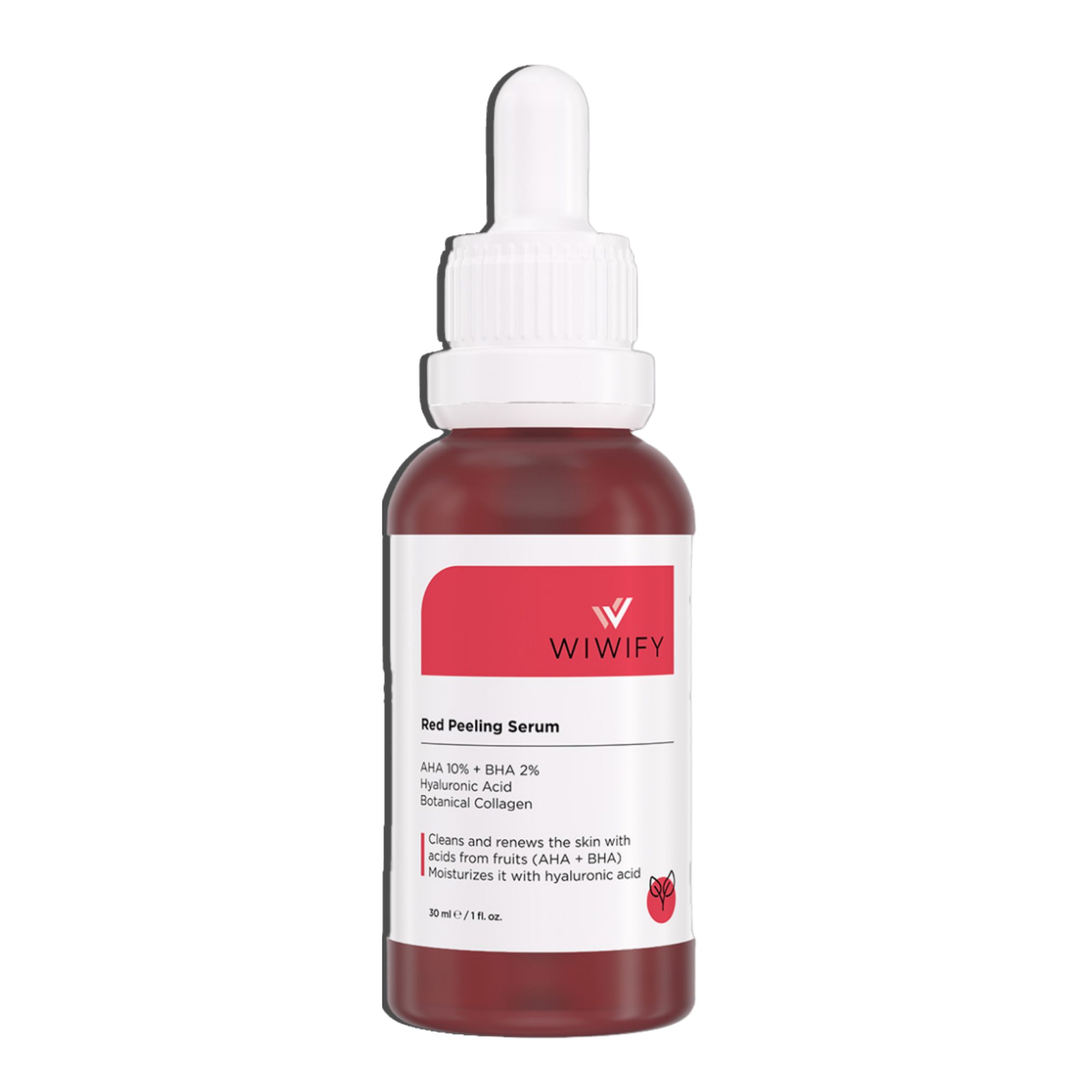 Akne Karşıtı ve Gözenek Sıkılaştırıcı, Aha + Bha Red Peeling Cilt Serumu 30 ml