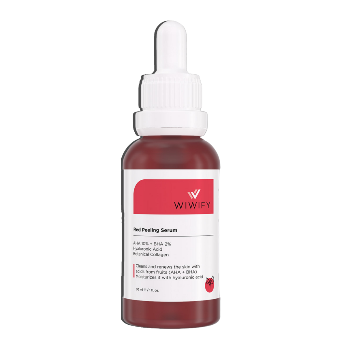Akne Karşıtı ve Gözenek Sıkılaştırıcı, Aha + Bha Red Peeling Cilt Serumu 30 ml | Wiwify