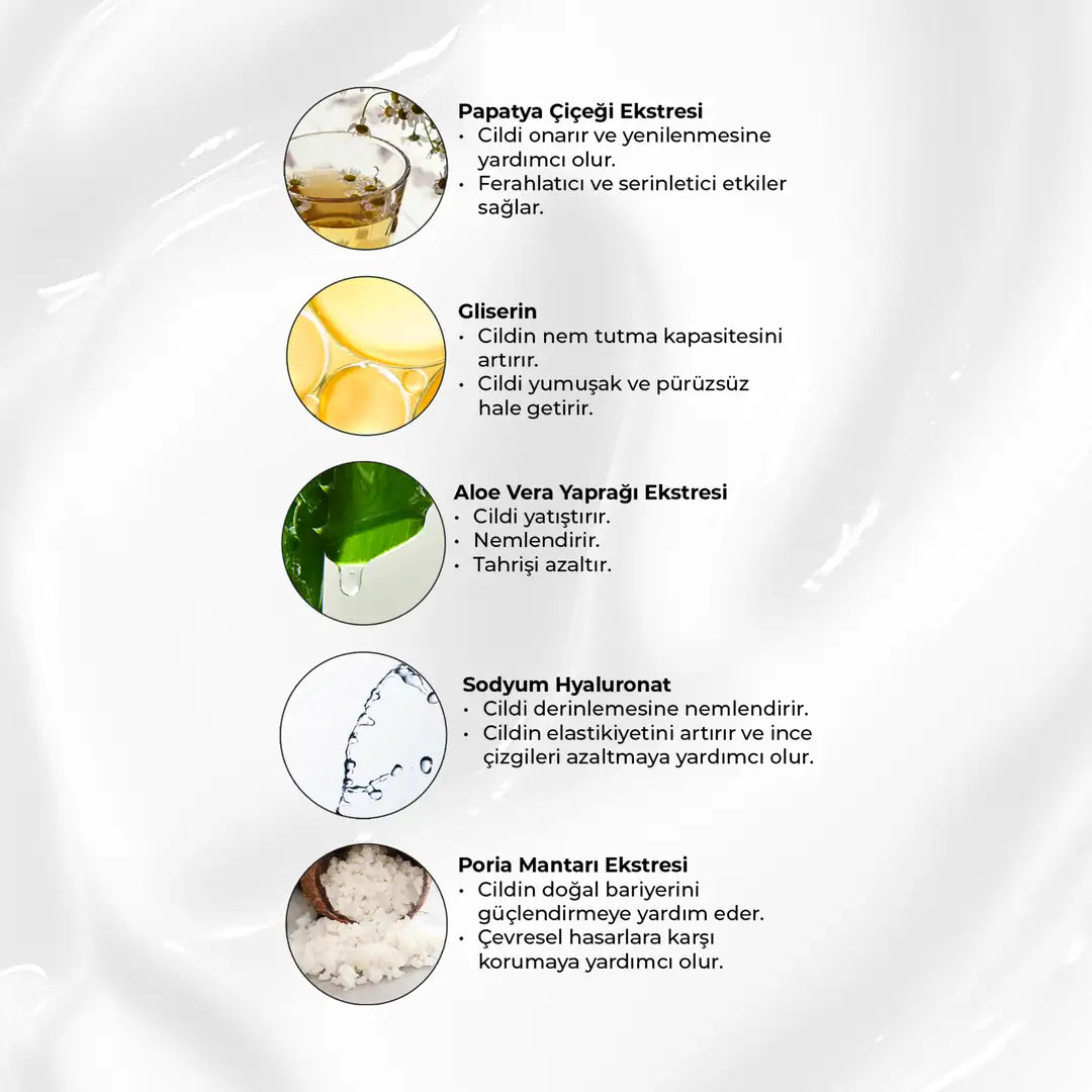 Aloe Vera Papatya Yüz Yıkama Jeli 200 ml