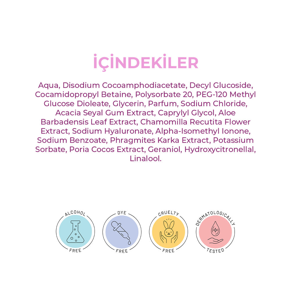 aloe vera ve papatya ozlu arindirici yuz temizleme jeli 200 ml