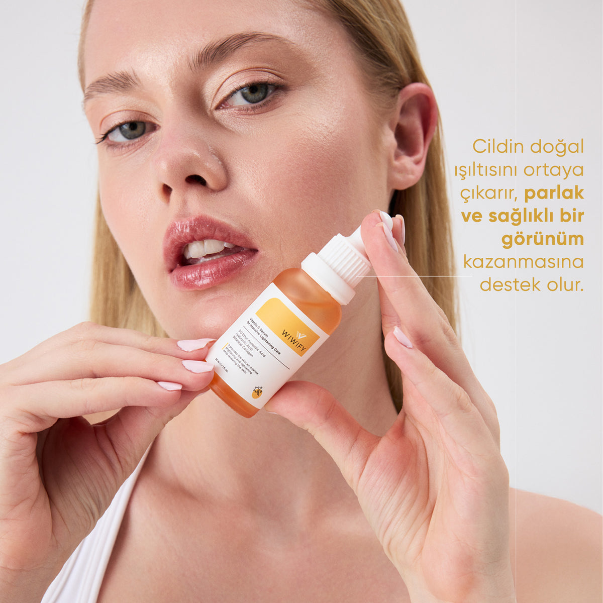 Aydınlatıcı ve Cilt Tonu Eşitleyici C Vitamini Cilt Bakım Serumu 30 ml – kullanım ve uygulama | Wiwify