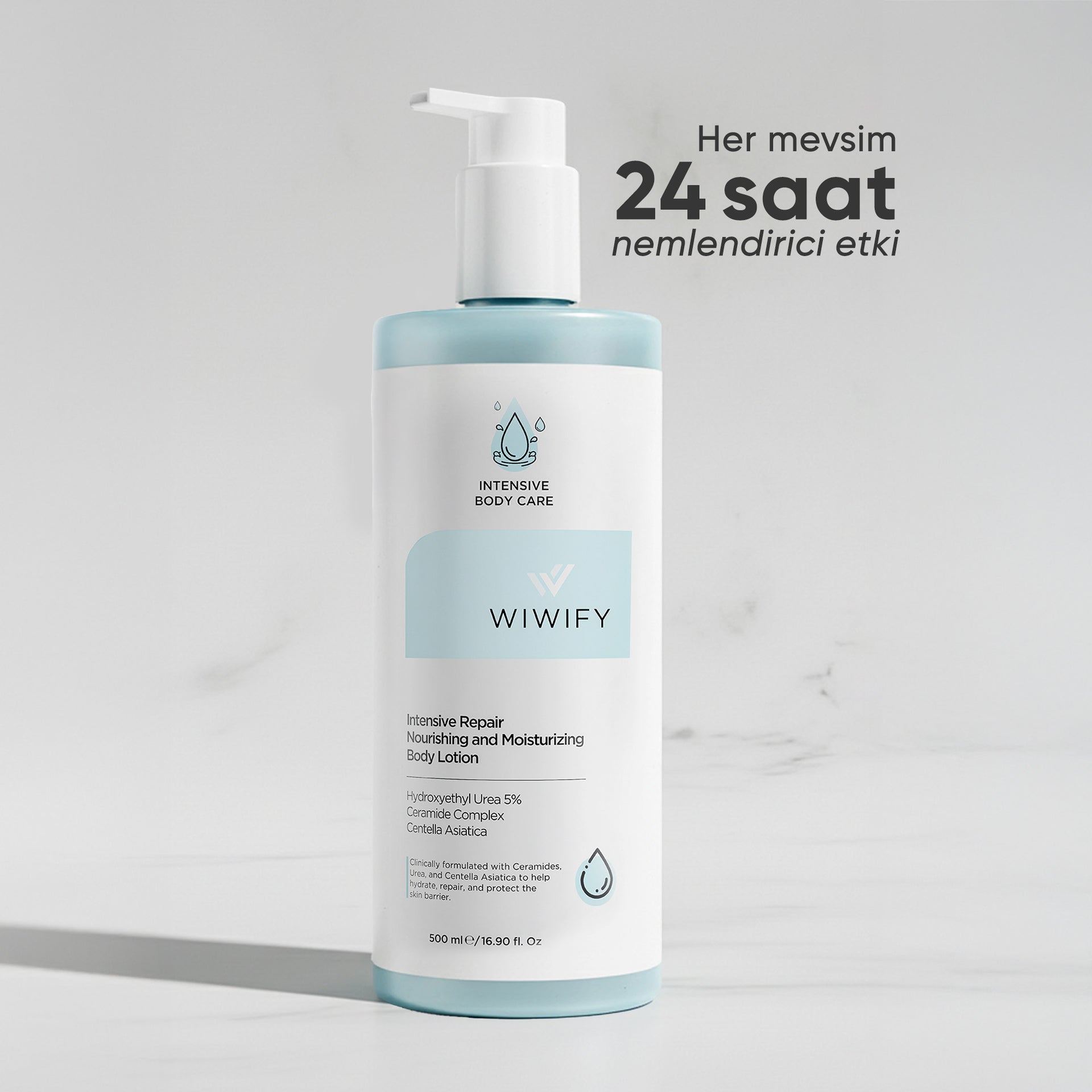 Yoğun Nemlendirici ve Onarıcı Vücut Kremi %5 Urea + Ceramide 500 ml