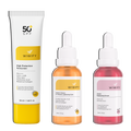 Ton Eşitleyici Aydınlatıcı Seti, Güneş Koruyucu + C Vitamin + Arbutin | Hyaluronic Acid, Ascorbic Acid | Wiwify