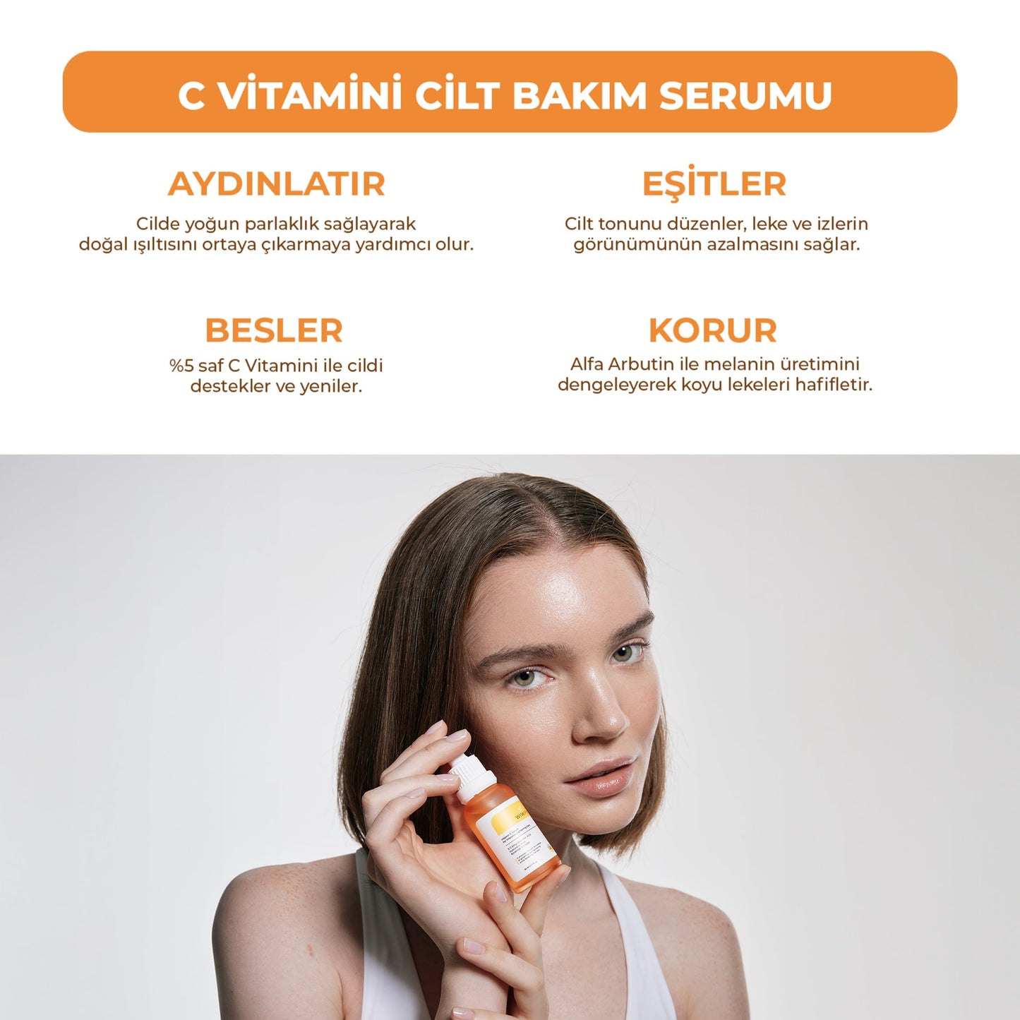 Cilt Tonu Eşitleyici C Vitamini Serum