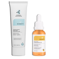 Aydınlatıcı Nem & Canlandırma Seti, Nemlendirici + C Vitamin | Alpha-Arbutin, Hyaluronic Acid, Baobab | Wiwify