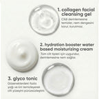 Günlük Bakım İçin Nemlendirici, Yüz Temizleme Jeli ve Tonik Cilt Bakım Seti