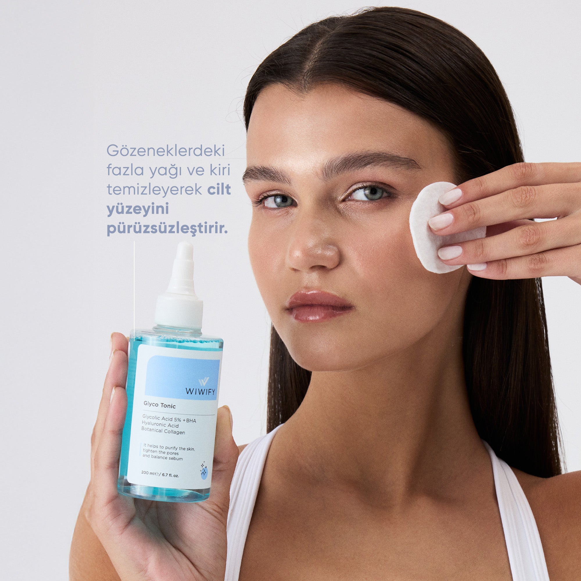 Cilt Yenileyici ve Gözenek Sıkılaştırıcı, Siyah Nokta Karşıtı Glikolik Asit Tonik 200 ml