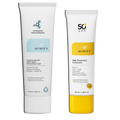 Yoğun Nem & UV Koruma Seti, Nemlendirici + Güneş Koruyucu | Alpha-Arbutin, Hyaluronic Acid | Wiwify
