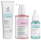 Hassas Cilt Yoğun Nem Seti, Nemlendirici + Temizleme Jeli + Hyaluronic Acid | Aloe Vera, Baobab+Jojoba Oil | Wiwify