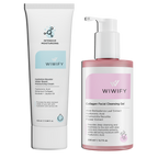 Nazik Tazeleyici & Nem Seti, Nemlendirici + Yüz Temizleme Jeli | Aloe Vera, Hyaluronic Acid, Baobab + Jojoba Oil | Wiwify