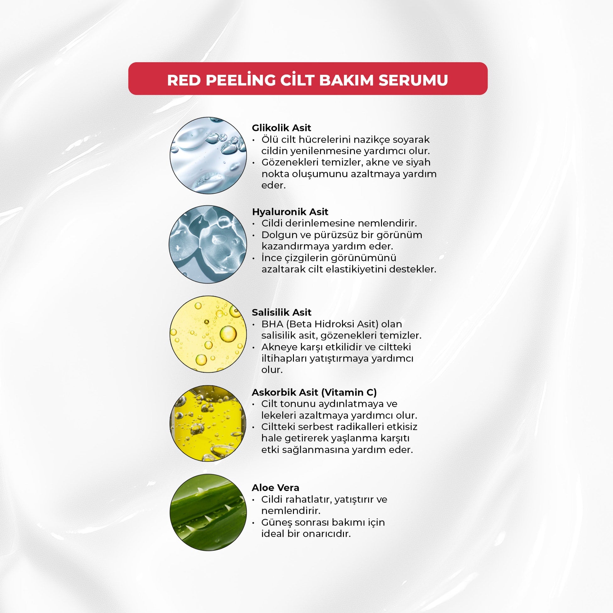 Leke Karşıtı Tonik Red Peeling Arbutin Seti