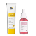 Leke Karşıtı UV Koruma Seti, Güneş Koruyucu + Arbutin | Alpha-Arbutin, Hyaluronic Acid | Wiwify