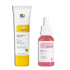 Leke Karşıtı UV Koruma Seti, Güneş Koruyucu + Arbutin | Alpha-Arbutin, Hyaluronic Acid | Wiwify