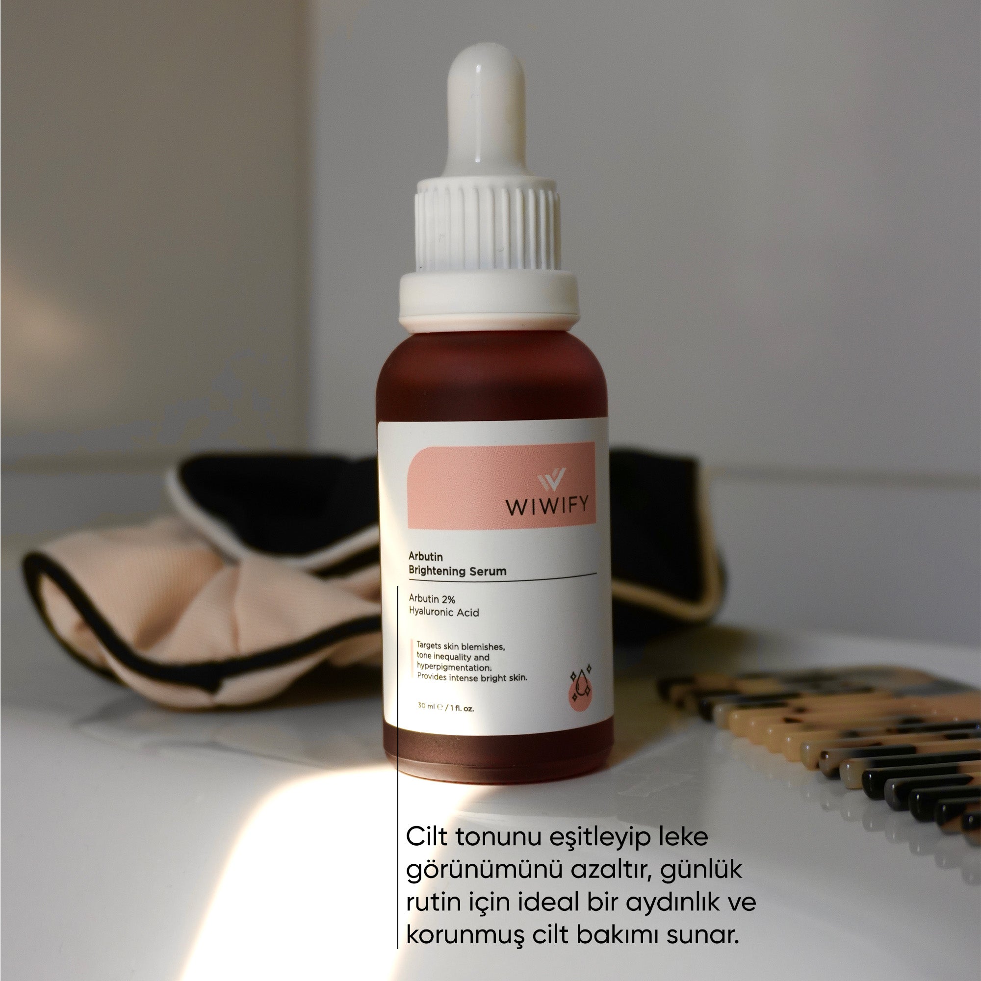 Lekeli Ciltler İçin Güneş Kremi, Arbutin Serum Cilt Bakım Seti