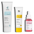 Cilt Tonu Eşitsizlikleri ve Lekeleri İçin Nemlendirici, Güneş Kremi ve Arbutin Serum Cilt Bakım Seti