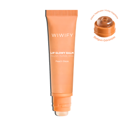 Lip Glowy Balm Peach Glaze, Dolgun Görünüm Sağlayan, Parlatıcı, Nemlendirici, Renkli Dudak Bakım Balmı, Lip Balm 13 ml