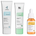 Aydınlatıcı & Işıltı Veren Bakım Seti,  Nemlendirici + C Vitamin  + Güneş Koruyucu | Hyaluronic Acid