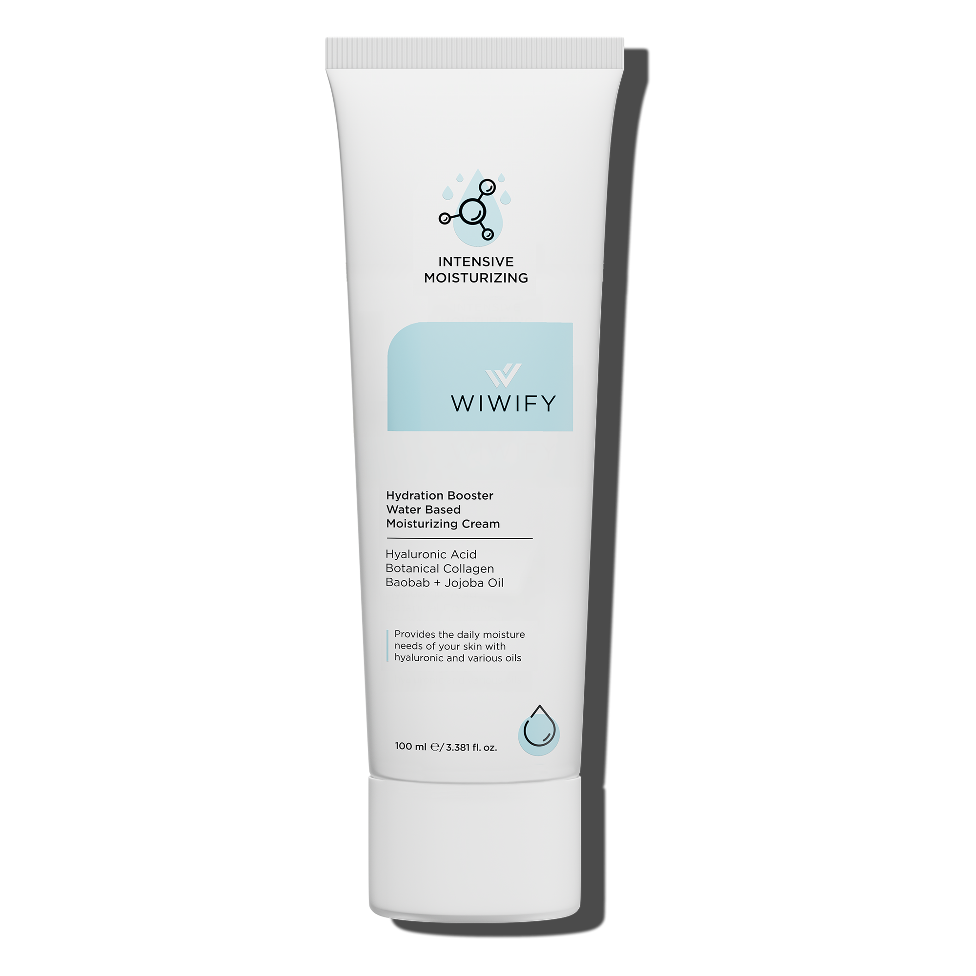 Su Bazlı, 24 Saat Etkili, Yoğun Nemlendirici Cilt Bakım Kremi 100 ml