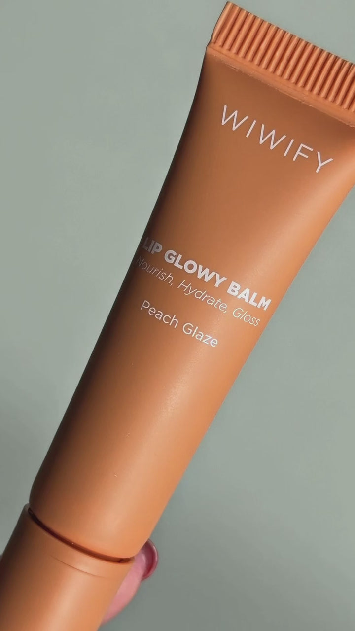 Lip Glowy Balm Guava Glaze, Dolgun Görünüm Sağlayan, Parlatıcı, Nemlendirici, Renkli Dudak Bakım Balmı, Lip Balm 13 ml – kullanım fotoğrafı 2