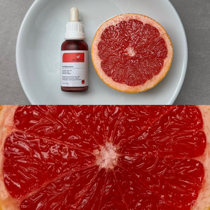 Akne Karşıtı ve Gözenek Sıkılaştırıcı, Aha + Bha Red Peeling Cilt Serumu 30 ml – kullanım fotoğrafı 1