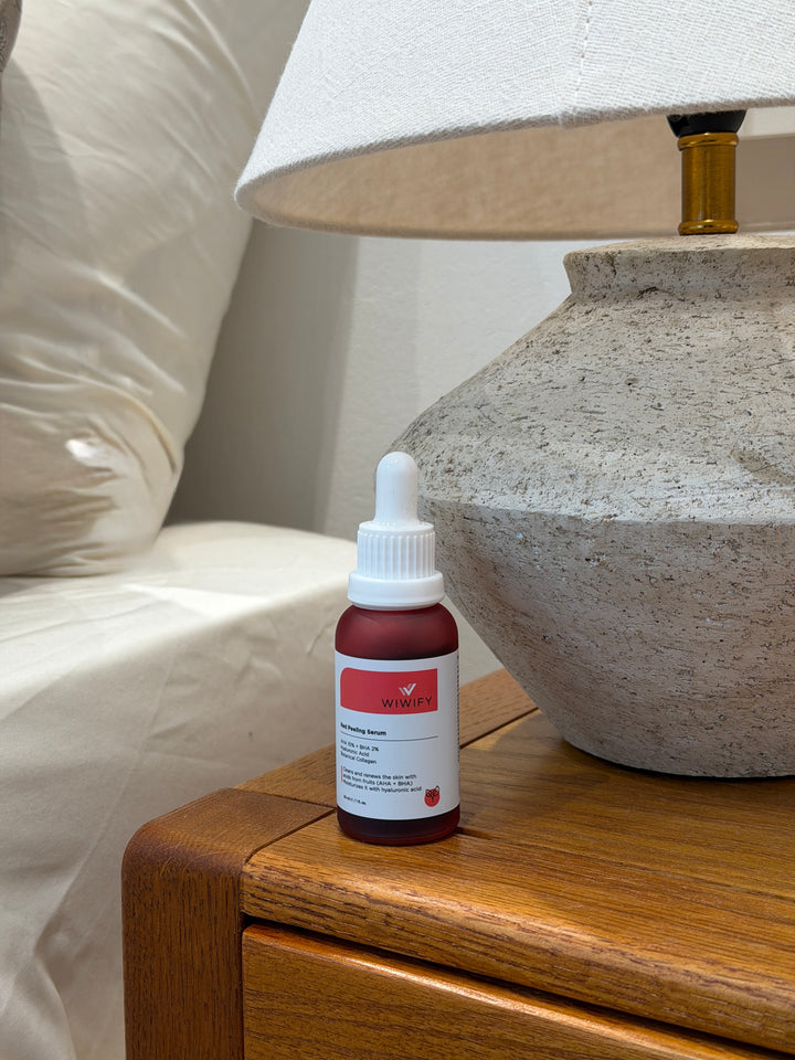 Akne Karşıtı ve Gözenek Sıkılaştırıcı, Aha + Bha Red Peeling Cilt Serumu 30 ml – kullanım fotoğrafı 2