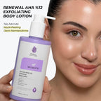 Renewal AHA %12 Derinlemesine Arındırıcı & Nem Destekli Vücut Losyonu – cilt bakım rutini | Wiwify