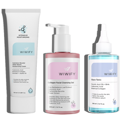 Günlük Bakım İçin Nemlendirici, Yüz Temizleme Jeli ve Tonik Cilt Bakım Seti