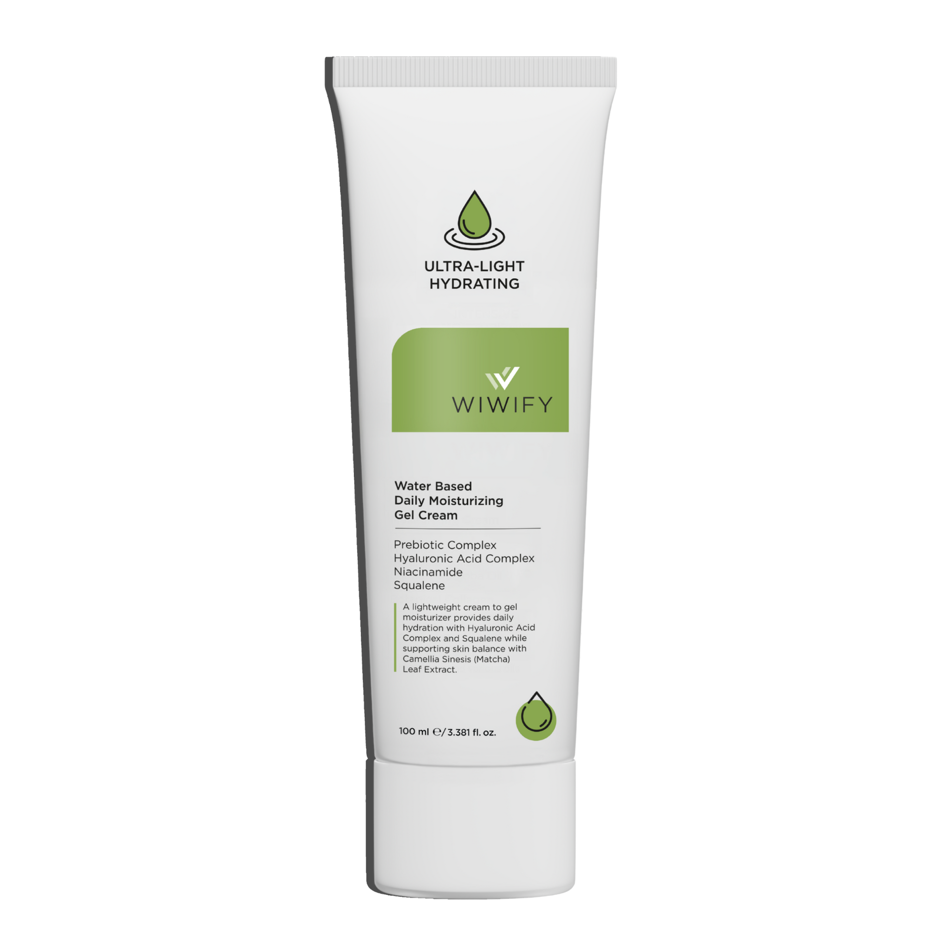 Su Bazlı, Bariyer Onarıcı, Non Komedojenik, Ultra Light Nemlendirici Jel Krem 100 ml | Wiwify