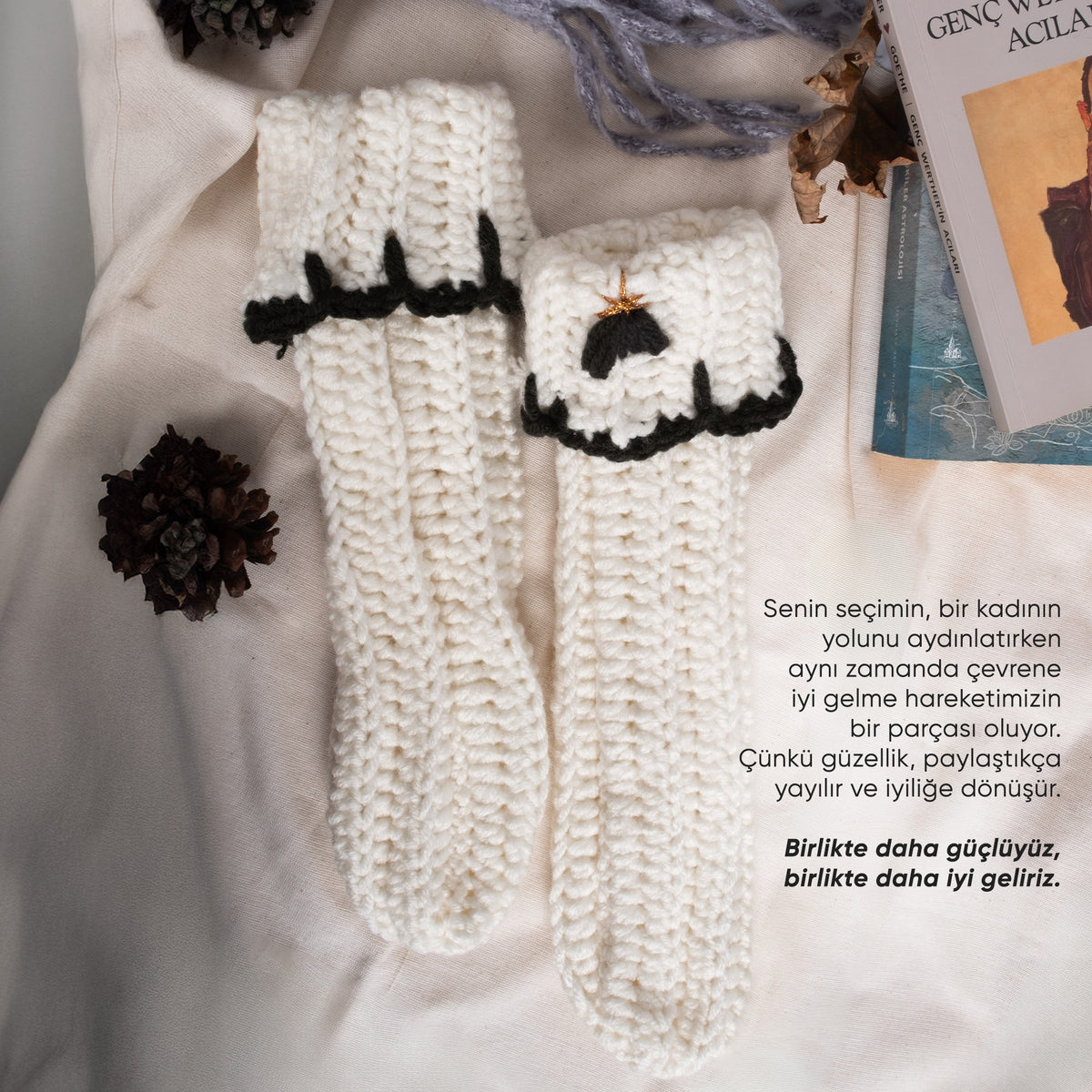 Wiwify X Pelinscrafts Yılbaşı Çorabı