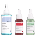 Arındırıcı & Gözenek Bakım Seti, Tonik + Red Peeling + Niacinamide | AHA+BHA, Zinc PCA, Hyaluronic Acid | Wiwify