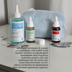 Yağlı ve Geniş Gözenekli Ciltler İçin Tonik, Red Peeling Serum, Niacinamide Serum Cilt Bakım Seti