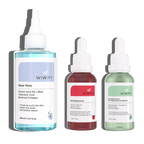 Yağlı ve Geniş Gözenekli Ciltler İçin Tonik, Red Peeling Serum, Niacinamide Serum Cilt Bakım Seti