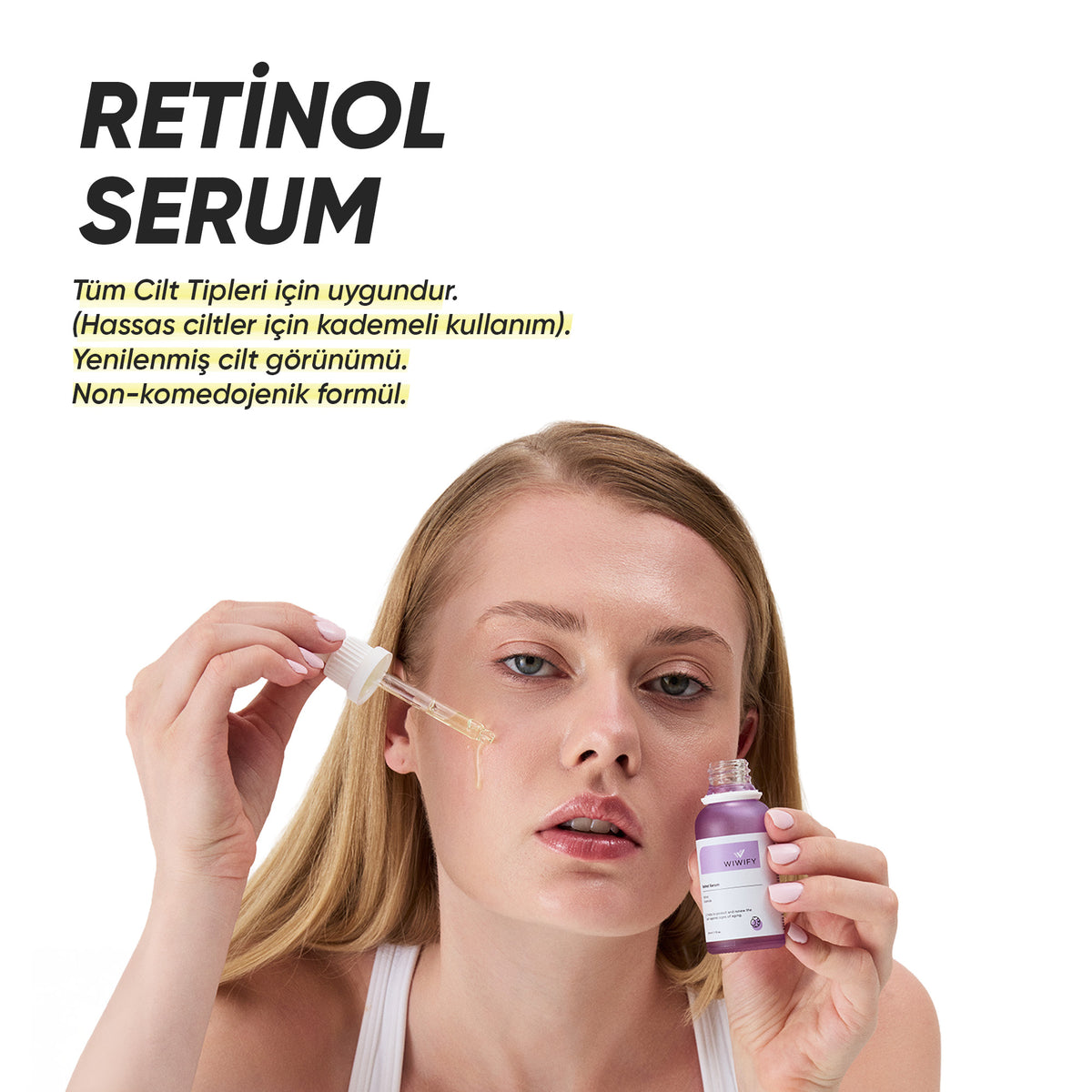 Yaşlanma Karşıtı Retinol Serum – kullanım ve uygulama | Wiwify