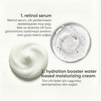 Yaşlanma Belirtileri Olan Ciltler İçin Nemlendirici, Retinol Serum Cilt Bakım Seti