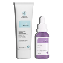 Yaşlanma Belirtileri Olan Ciltler İçin Nemlendirici, Retinol Serum Cilt Bakım Seti